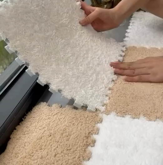 Plush Puzzle Floor Mat